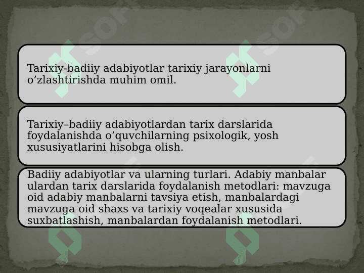 DARS TAHLILINING TURLARI 3