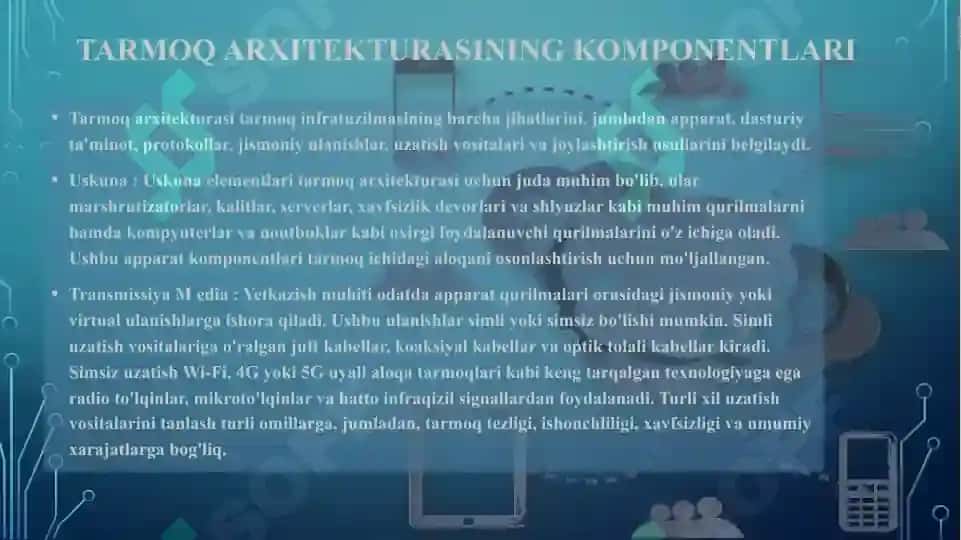 Tarmoq arxitekturalari 4