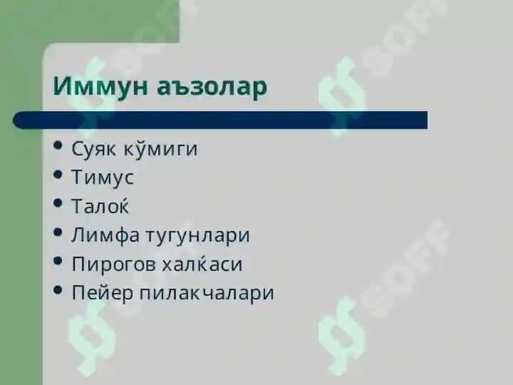 Immun tizimi patafiziologiyasi 3