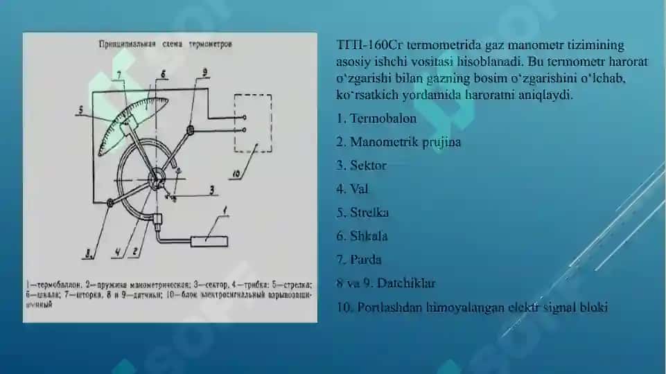 Manometrik termometrlar 4