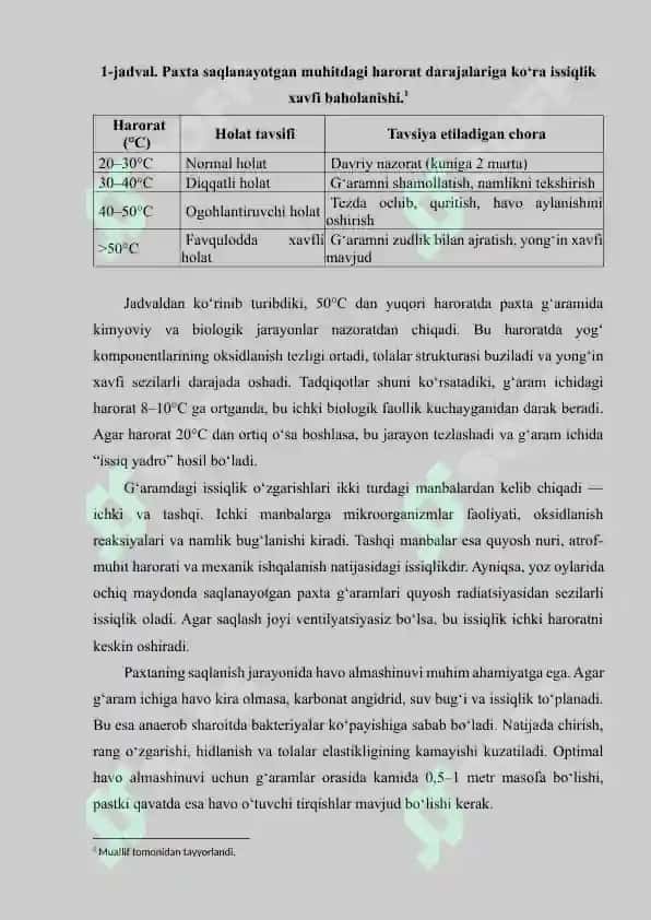 PAXTA G‘ARAMLARINI HARORATINI AVTOMATIK NAZORAT QILISH DASTURINI YARATISH VA SXEMASINI LOYIHALASHTIRISH 5