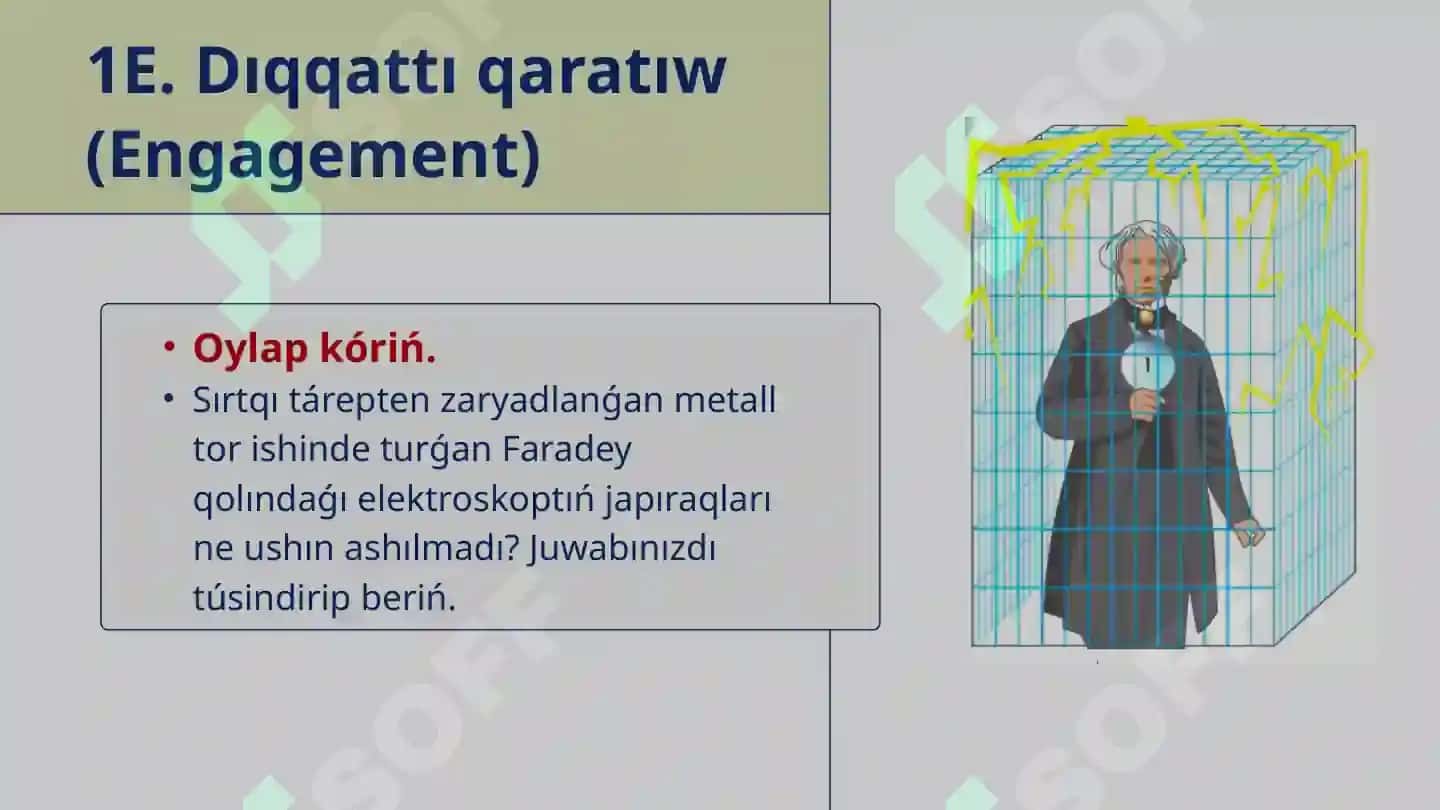 Zaryadlanǵan shardıń elektr maydanı_5E 3