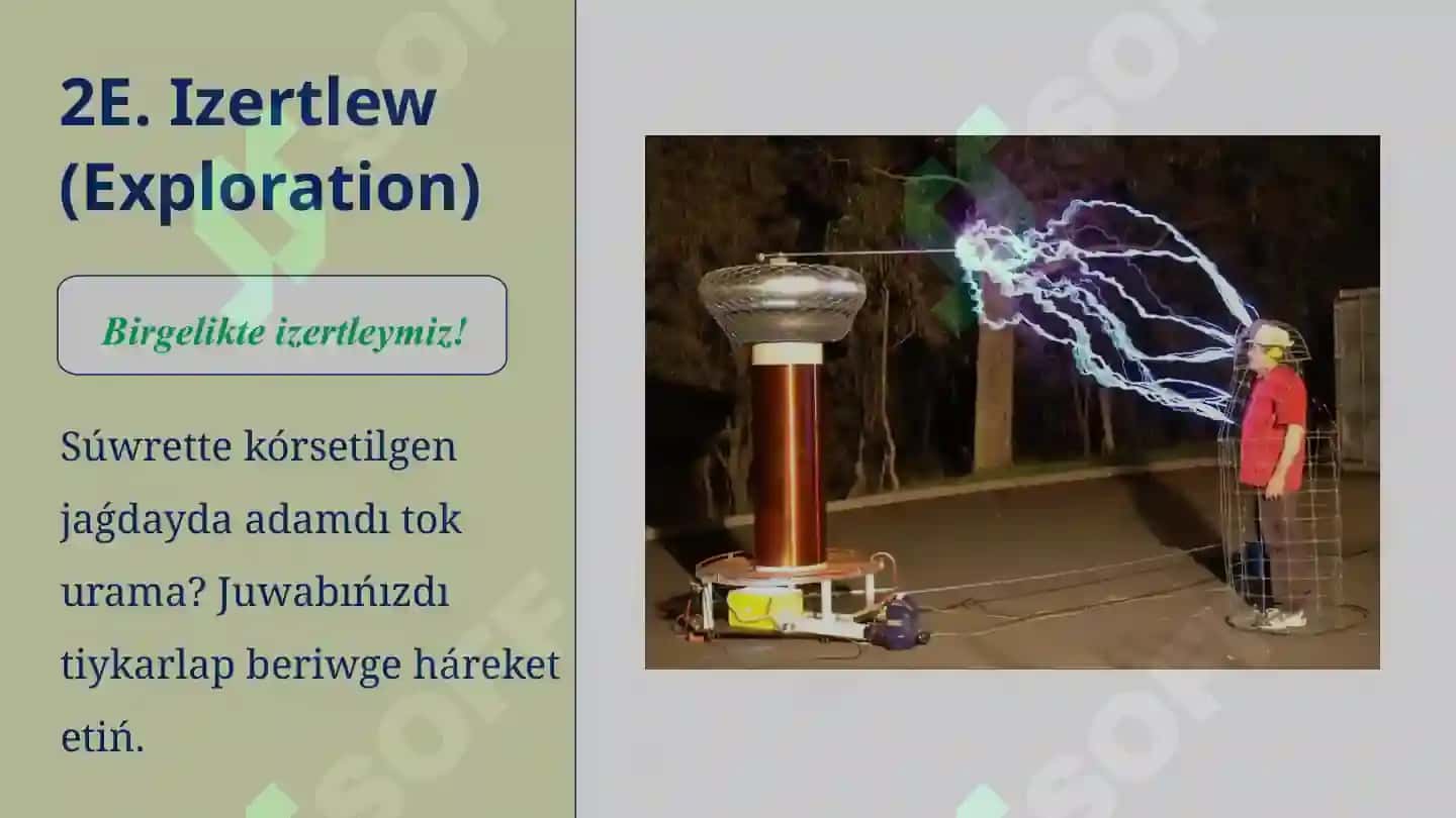 Zaryadlanǵan shardıń elektr maydanı_5E 4