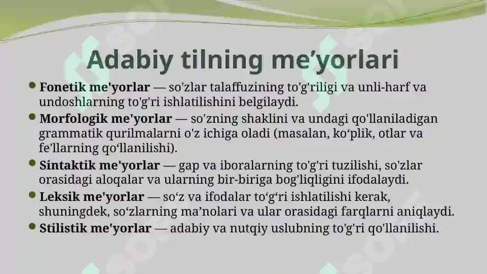 Adabiy til me'yorlari 4