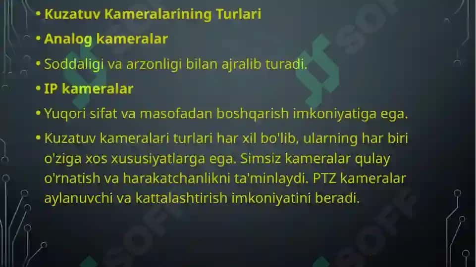 Video Kuzatuv Tizimlariga Kirish 2
