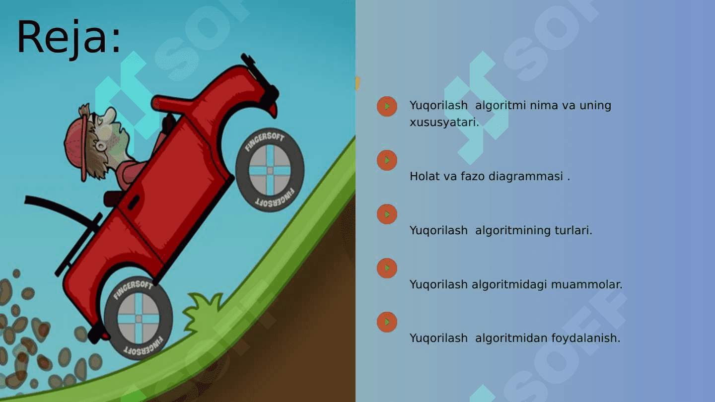 Sun'iy intellektda yuqorilash algoritmi 2