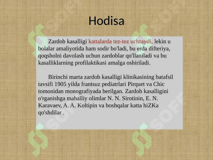 Zardob kasalligi 3
