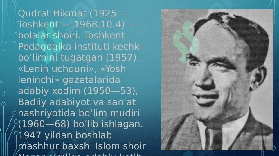 Qudrat Hikmat hayoti va ijodi 2