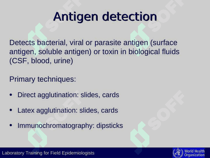 Rapid diagnostic tests 7