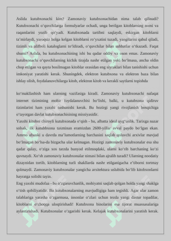 Yevropaning yangi zamon kutubxonalari 24 3