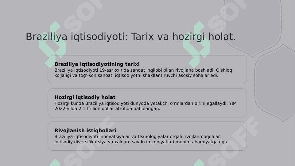 Braziliya Iqtisodiyoti 3