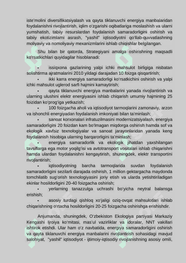 Yashil iqtisodiyot 2