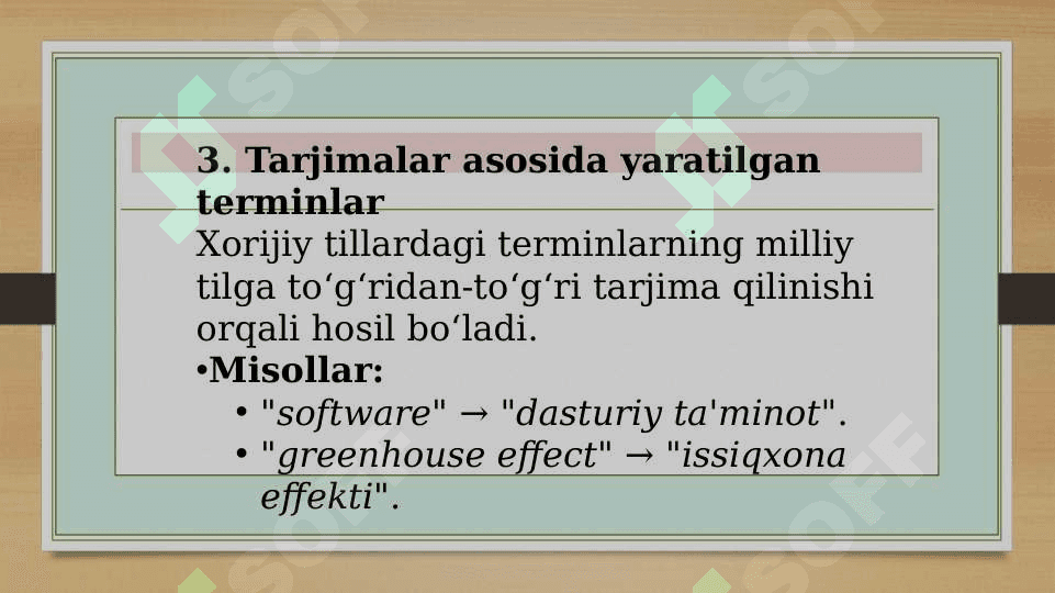 Sohaviy terminlarning yasalishi 7