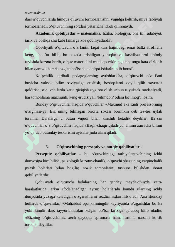 O’qituvchining pedagogik mahorati 4