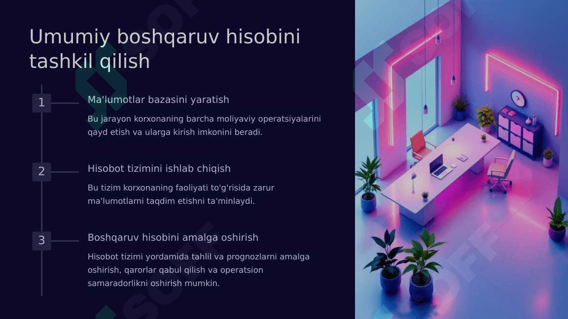 Boshqaruv hisobini tashkil qilish 7