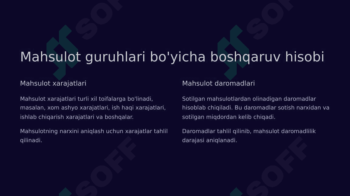 Boshqaruv hisobini tashkil qilish 8