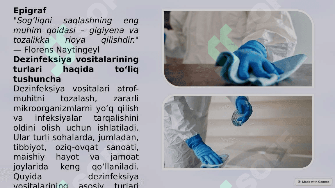 DIZINFEKSIYA VOSITALARI VA USULLARI 5