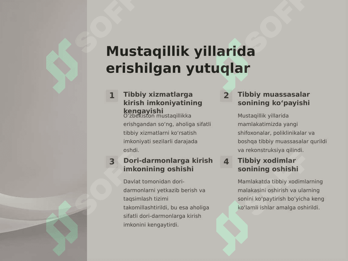 O‘zbekistonda sog‘liqni saqlash sohasidagi islohotlar 3