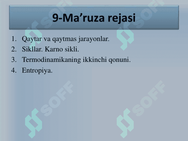 QAYTAR VA QAYTMAS JARAYONLAR 2