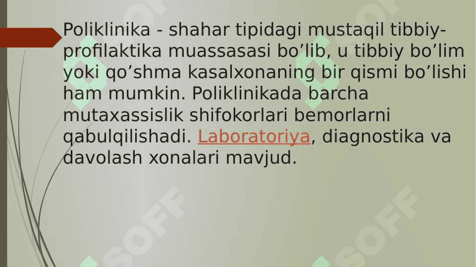 Shahar poliklinikasi va Kasalxona faoliyati ko’rsatkichlarini hisoblash bo’yicha vaziyatli masalalar yechish 4