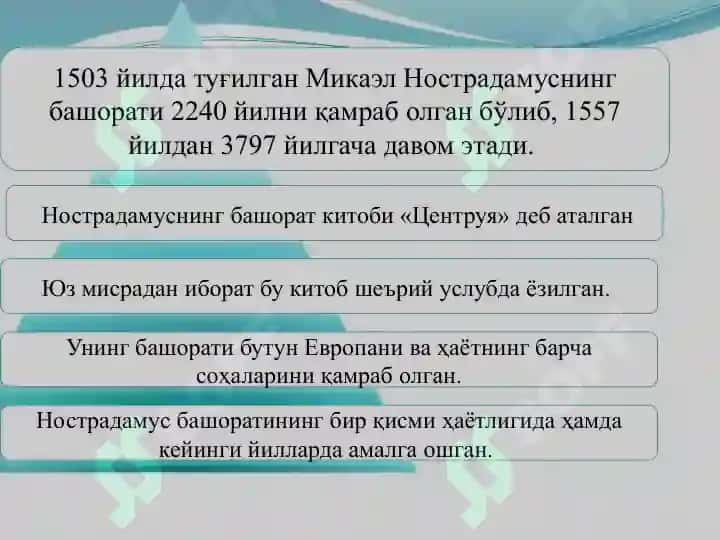 Башорат va ilmiy bashorot ijodiy jarayon sifatida 3