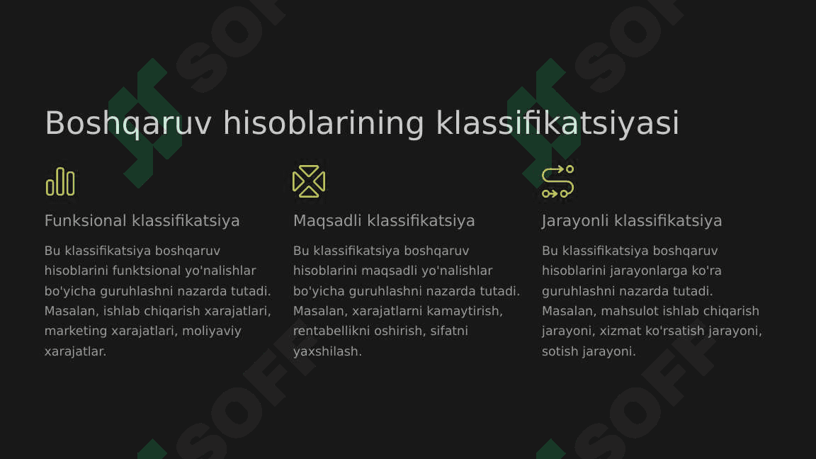 Boshqaruv va Moliyaviy Hisoblarning Xususiyatlari 6