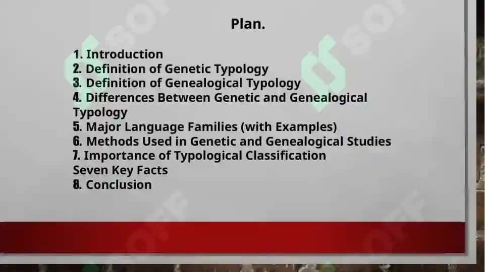 Genetic and Genealogical Typology 2