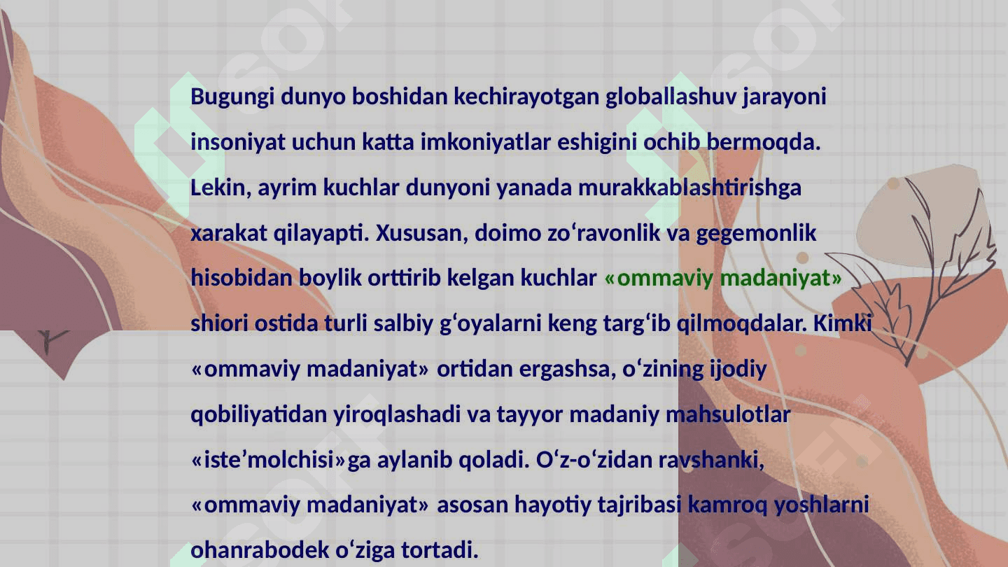 Zamonaviy axloqiy tarbiyada kosmopolitizmga moyillik 2
