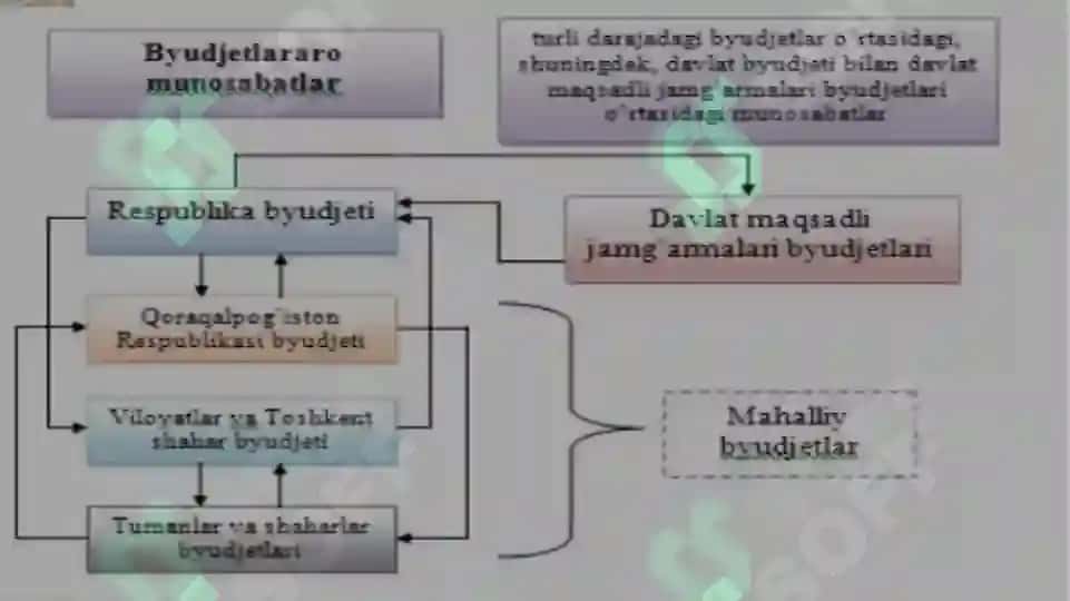 Byudjetlararo munosabatlar 4