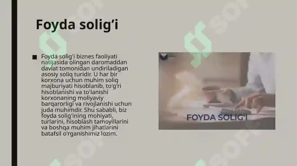 FOYDA SOLIG’I 3