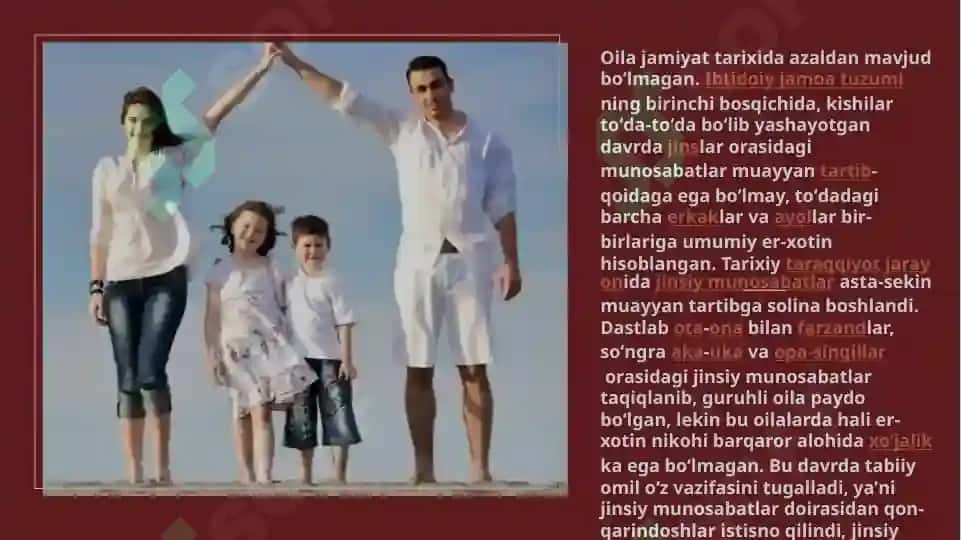 Oilavauning vazifalari 4