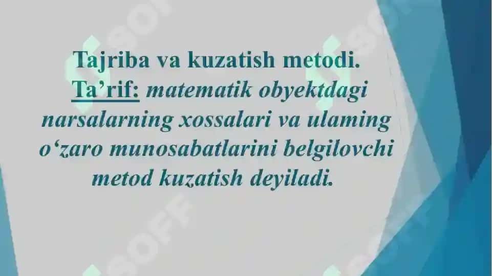 Boshlang‘ich sinflarda matematika o‘qitish metodlari 5