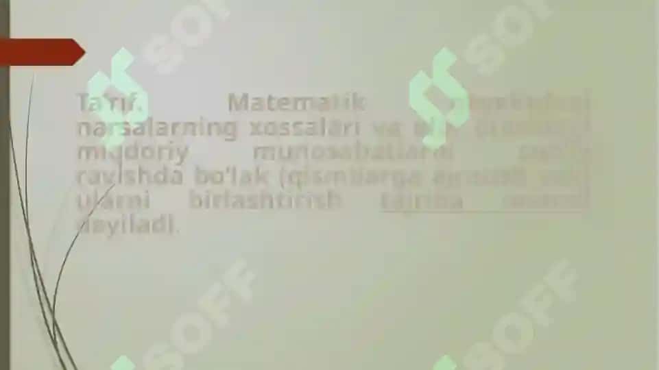 Boshlang‘ich sinflarda matematika o‘qitish metodlari 8