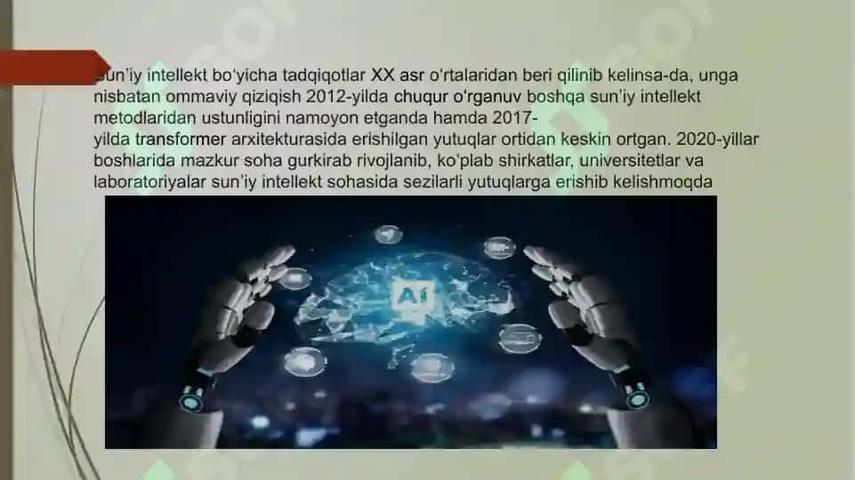 Informatika va Sun'iy Intellect Muammosi 6
