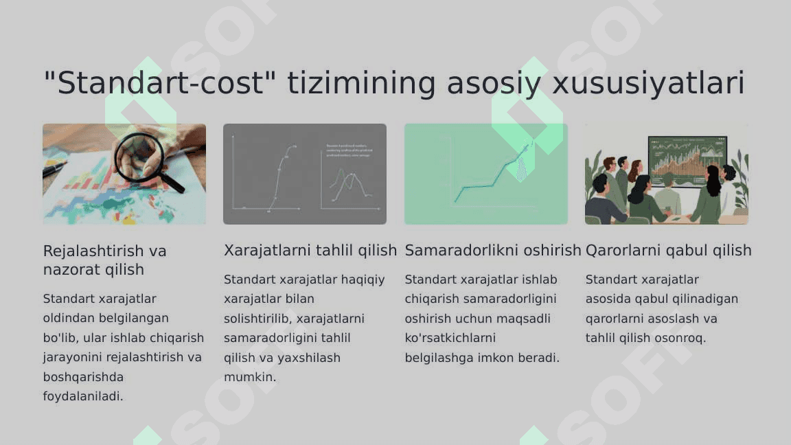 “Standart-cost” tizimi asosida boshqaruv hisobini tashkil etish 5