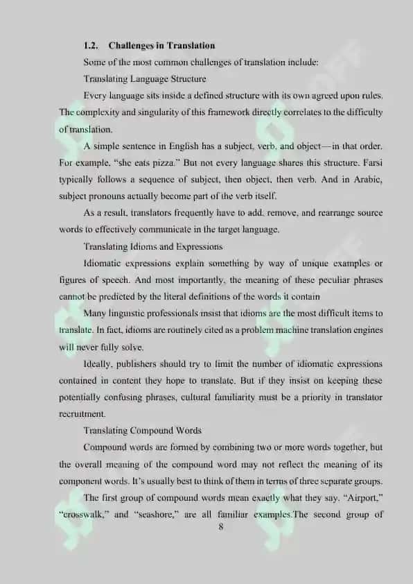 Voice Advertisement Translation, Theoretical Foundations and Practical Applications 8