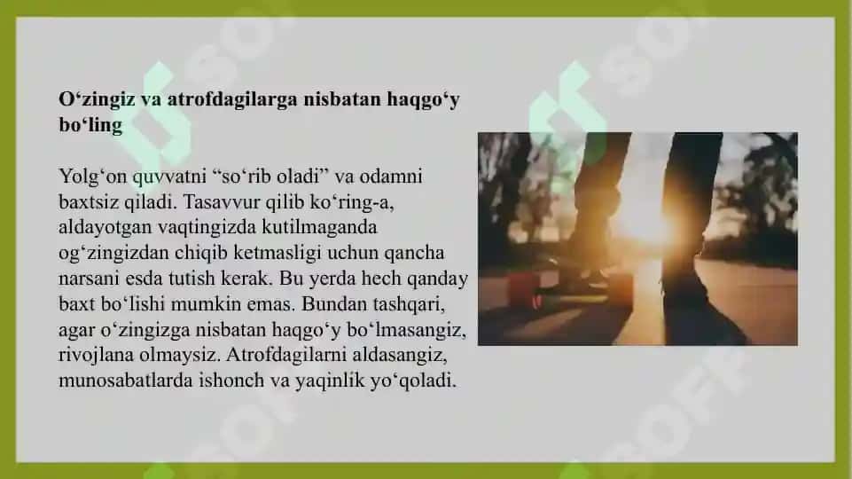 Hayot gʻildiragi usuli bilan hayot muvozanati 4
