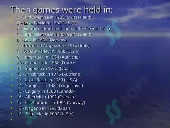 The Olympic Games 5