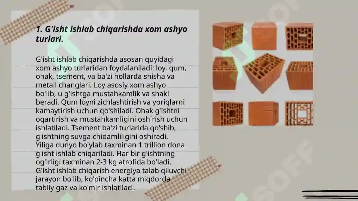 G'ish ishlab chiqarish kimyoviy jarayoni 3
