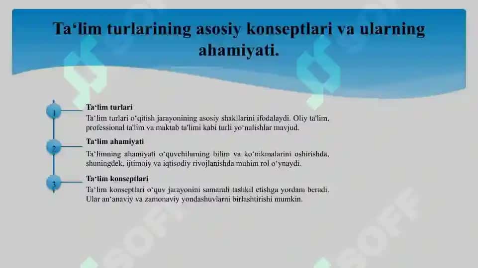 Ta‘lim olish jarayonini samarali  tashkil etish 3