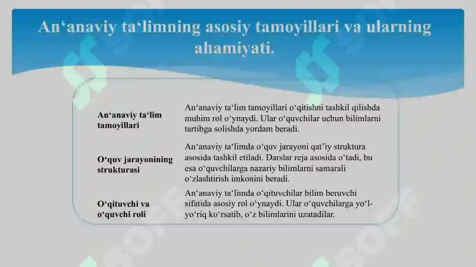 Ta‘lim olish jarayonini samarali  tashkil etish 6