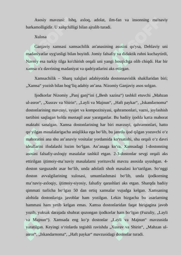 XAMSACHILIK AN'ANASI 4