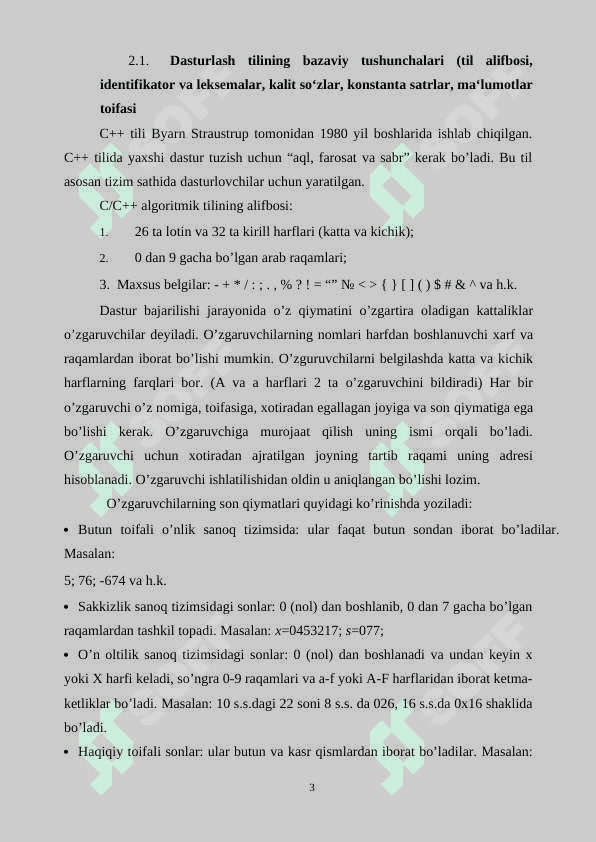 KURS ISHI 3