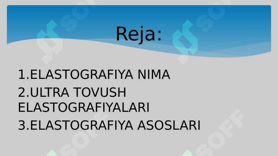 ELASTOGRAFIYA ASOSLARI 2