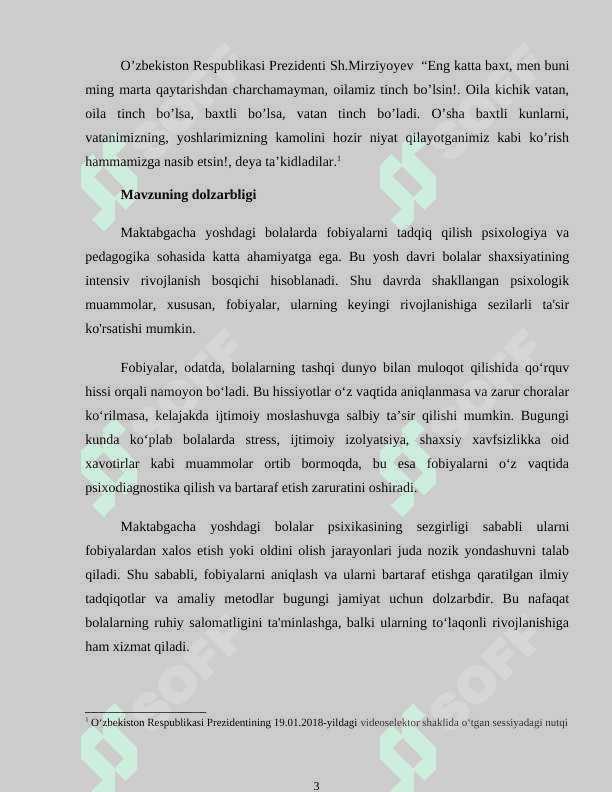 MAKTABGACHA YOSHDAGI BOLALARDA FOBIYALAR PSIXODIAGNOSTIKASI VA KORREKSIYASI 3