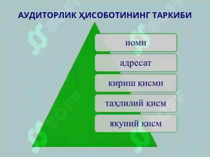Auditorlik tekshiruvlar 6
