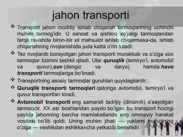 Jahon transporti 2
