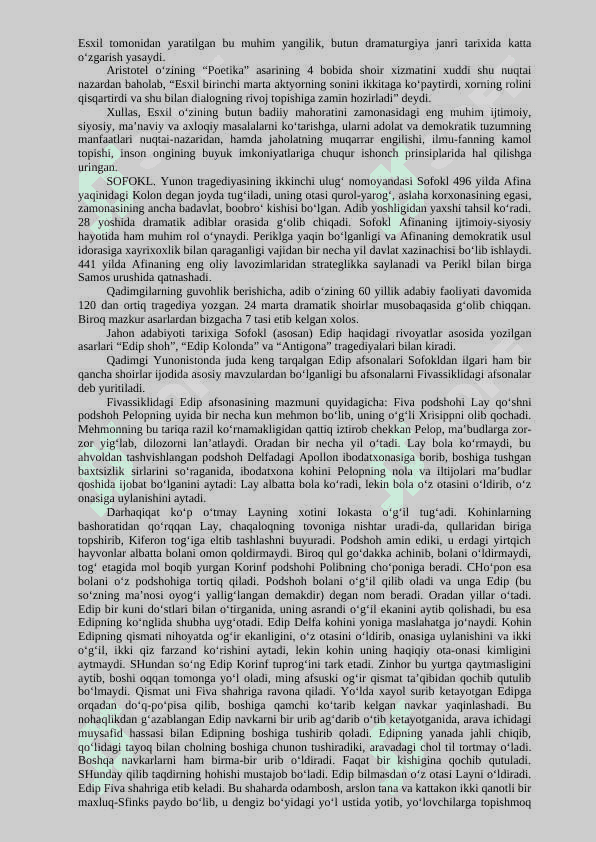 Yunon adabiyotining attika davri 8