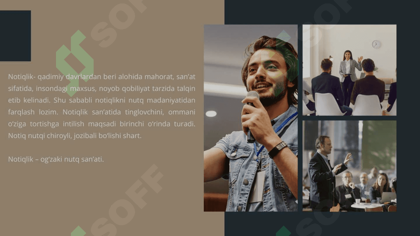 Notiqlik turlari 2