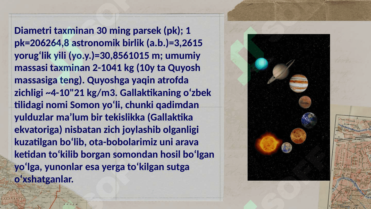 Olam,Galaktika,Quyosh sistemasi 3